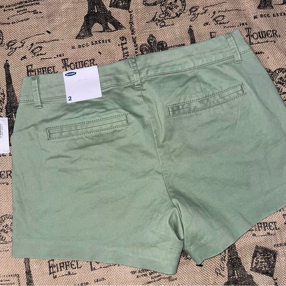 Old Navy NWT! Pixie Olive Green Chino Short Size 2 - Picture 10 of 12